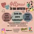 ZU BAI ARTISTA!: ¡Anímate a participar!